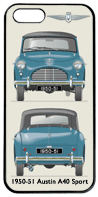 Austin A40 Sport 1950-51 Phone Cover Vertical